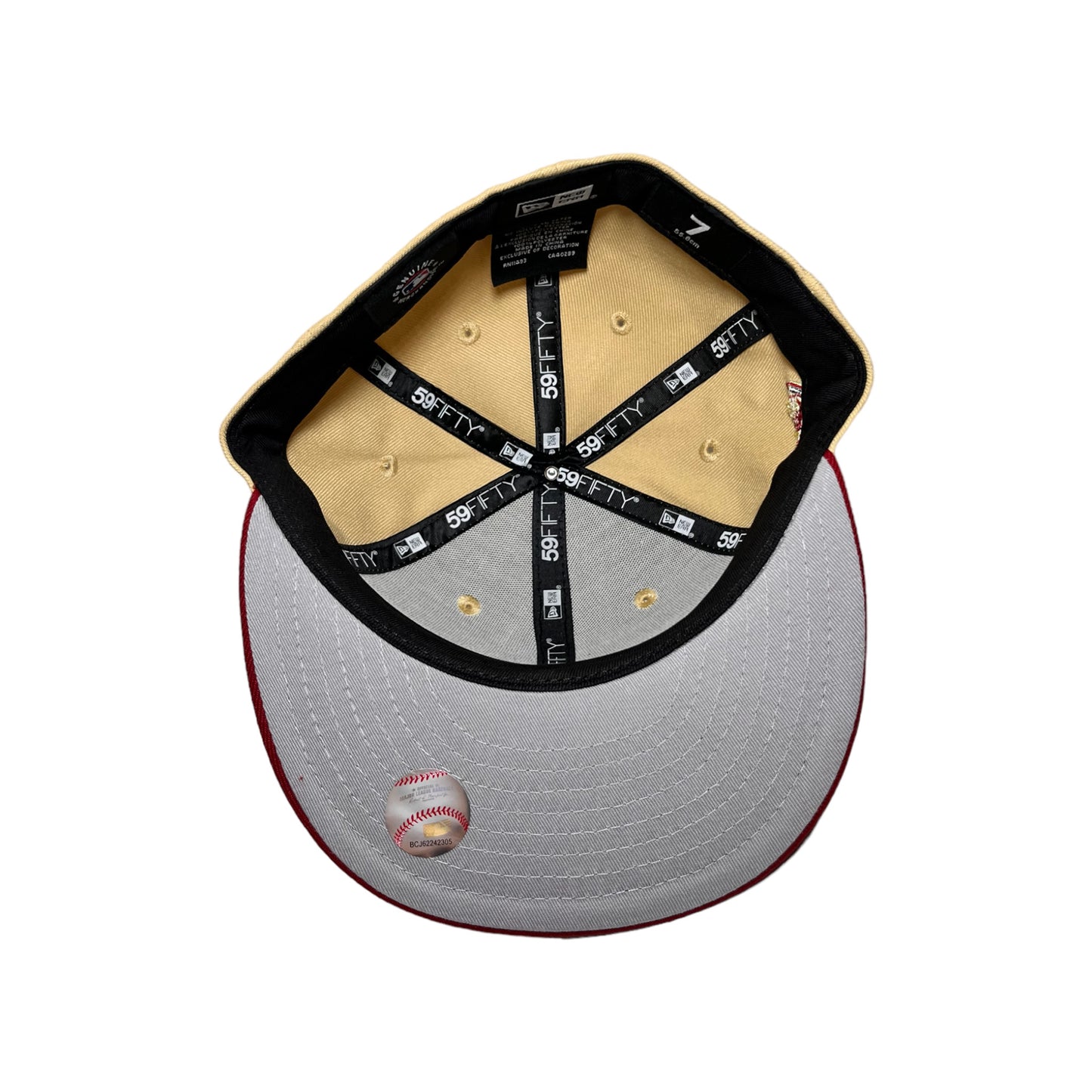 NEW ERA 59FIFTY ARIZONA
DIAMONDBACKS CITY CONNECT PATCH SAKE HAT - TAN, SEDONA RED