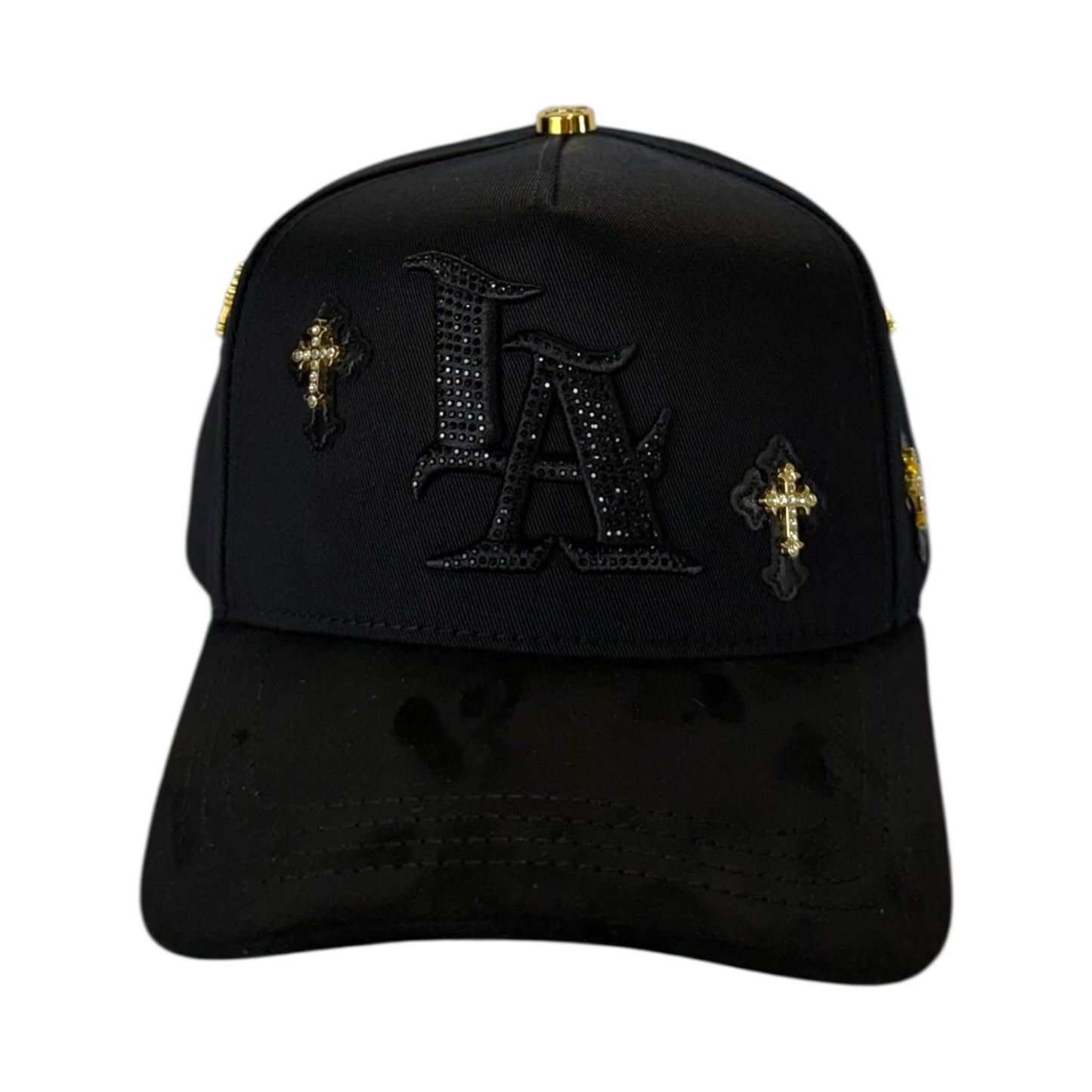 LA Crosses Black & Gold