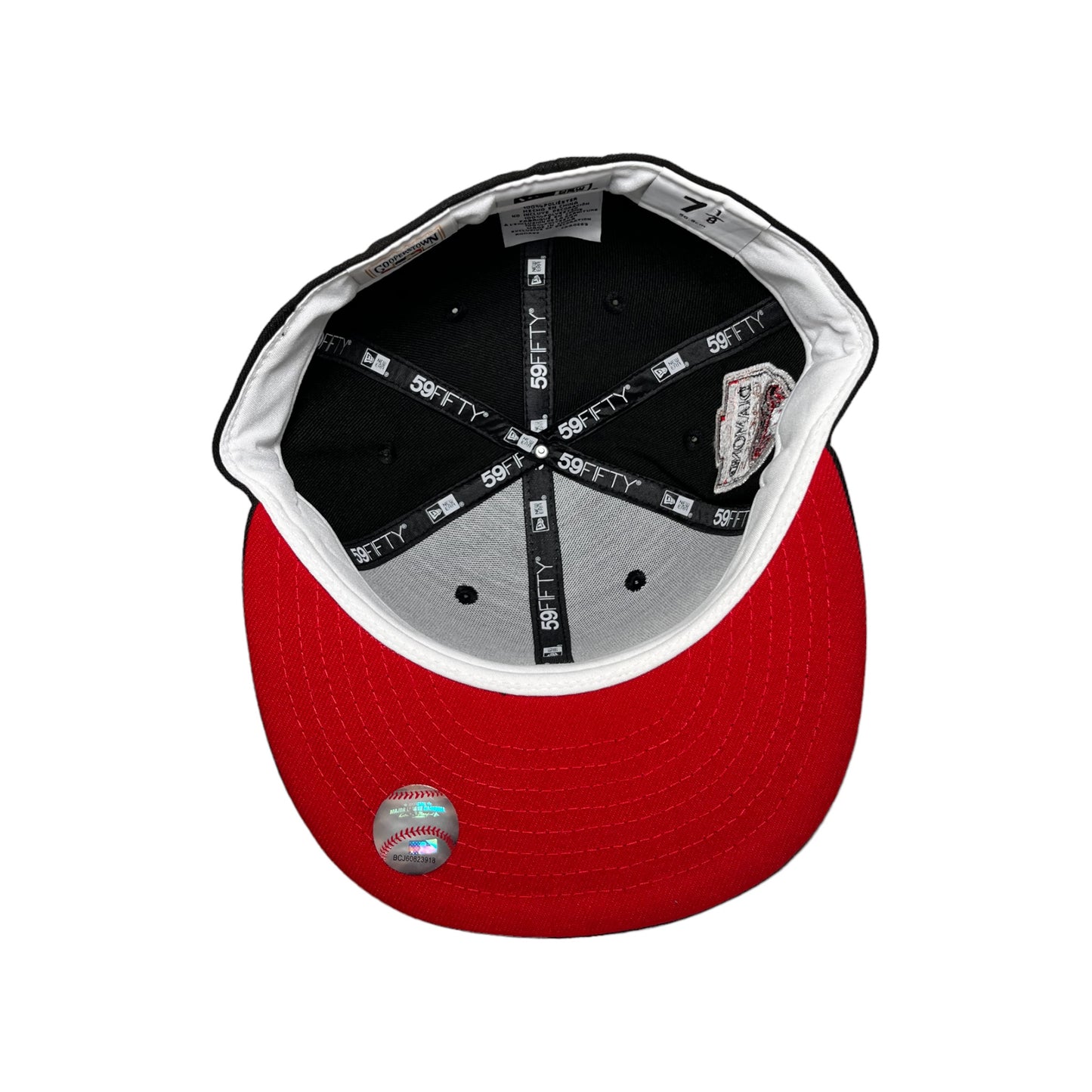 NEW ERA ARIZONA DIAMONDBACKS BLACK AND RED 1998 INAUGURAL SEASON PATCH