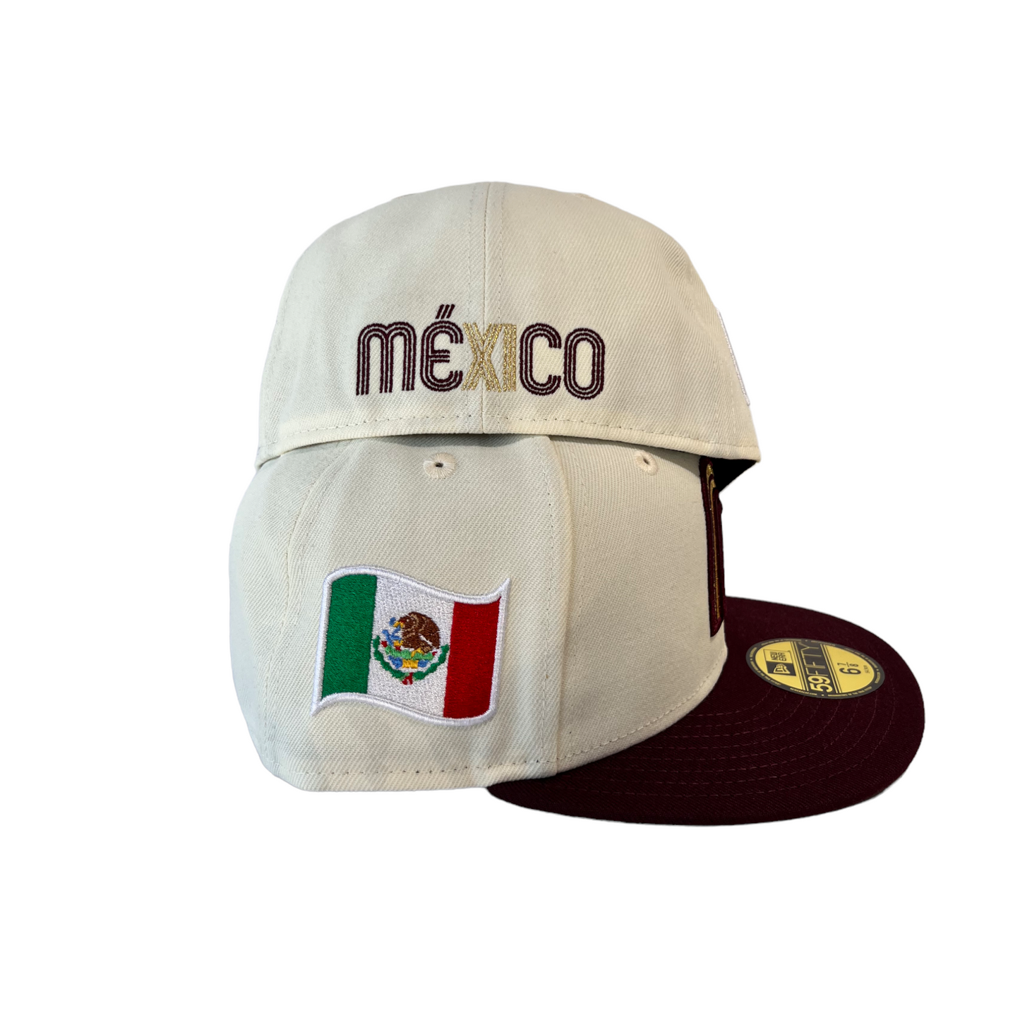 Mexico White/Maroon