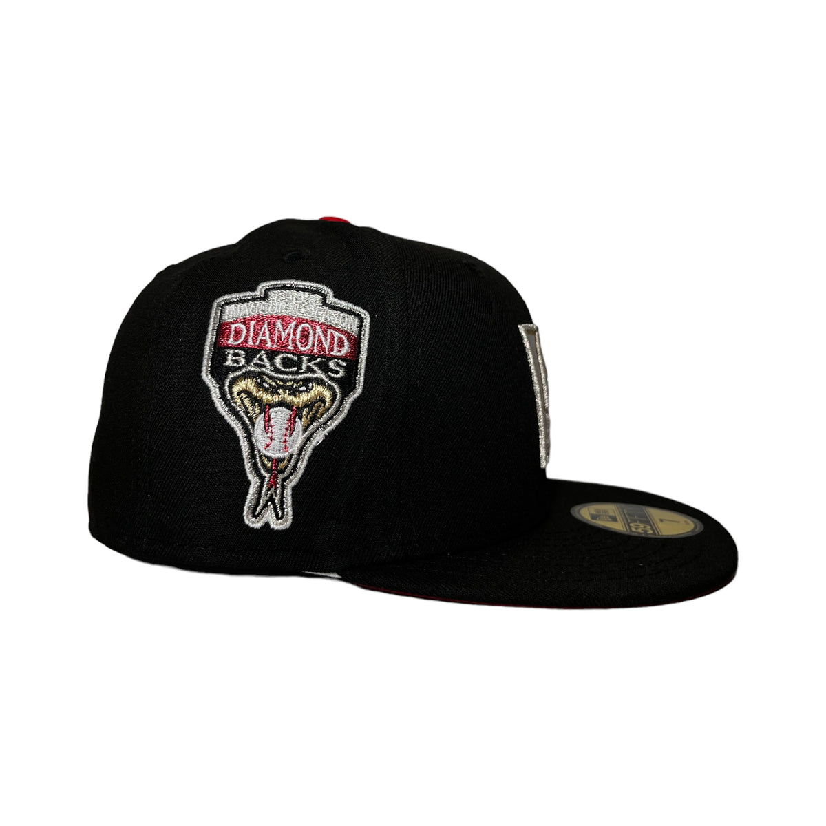 Diamondbacks Patch ARIZONA DIAMONDBACKS BLACK INAUGURAL SEASON PATCH RED UV NEW ERA 59FIF ...