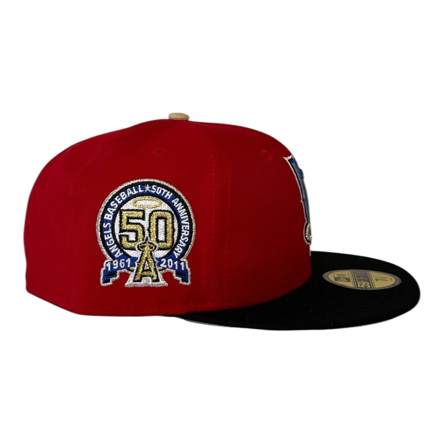 Los Angeles Angels Red & Black Upside Down 50th Anniversary SP