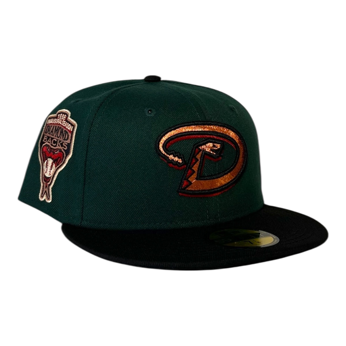 Diamondbacks Patch DIAMONDBACKS EVERGREEN & BLACK INAUGURAL SEASON PATCH – Az Hats
