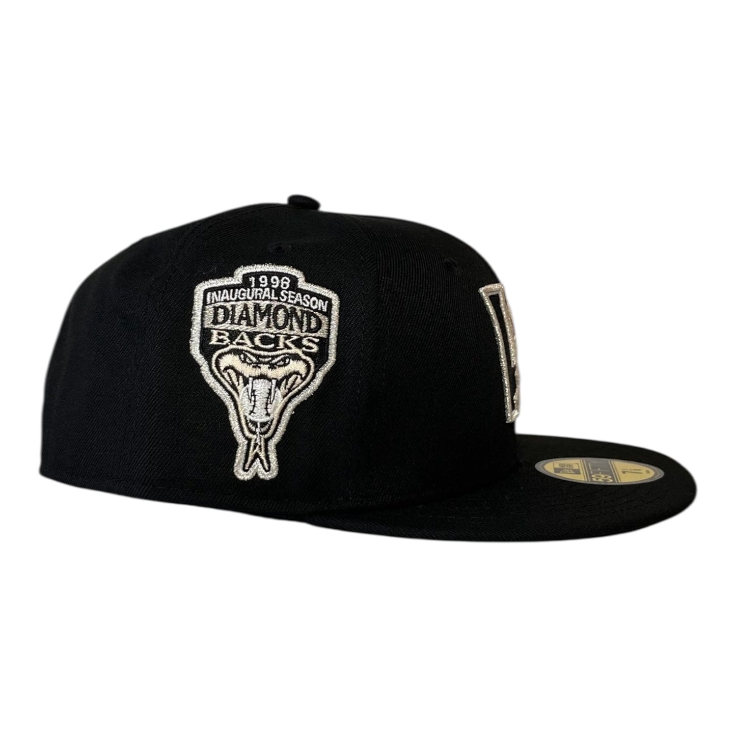 Diamondbacks Upside Down Logo Inaugural SP White & Silver