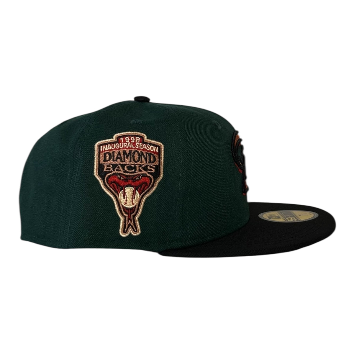 Diamondbacks Patch DIAMONDBACKS EVERGREEN & BLACK INAUGURAL SEASON PATCH – Az Hats