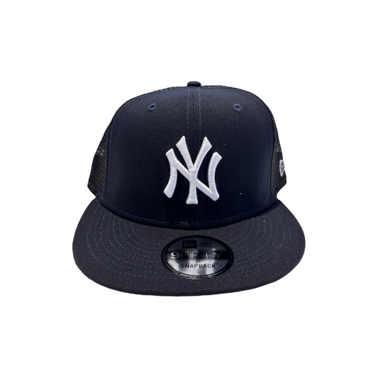 Yankees Navy Trucker SnapBack